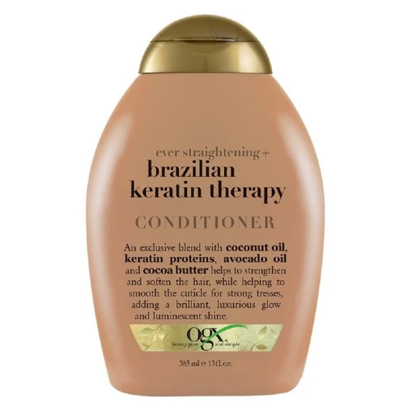 OGX Organix Brazilian Keratin Therapy Ever Straight Conditioner 13 oz