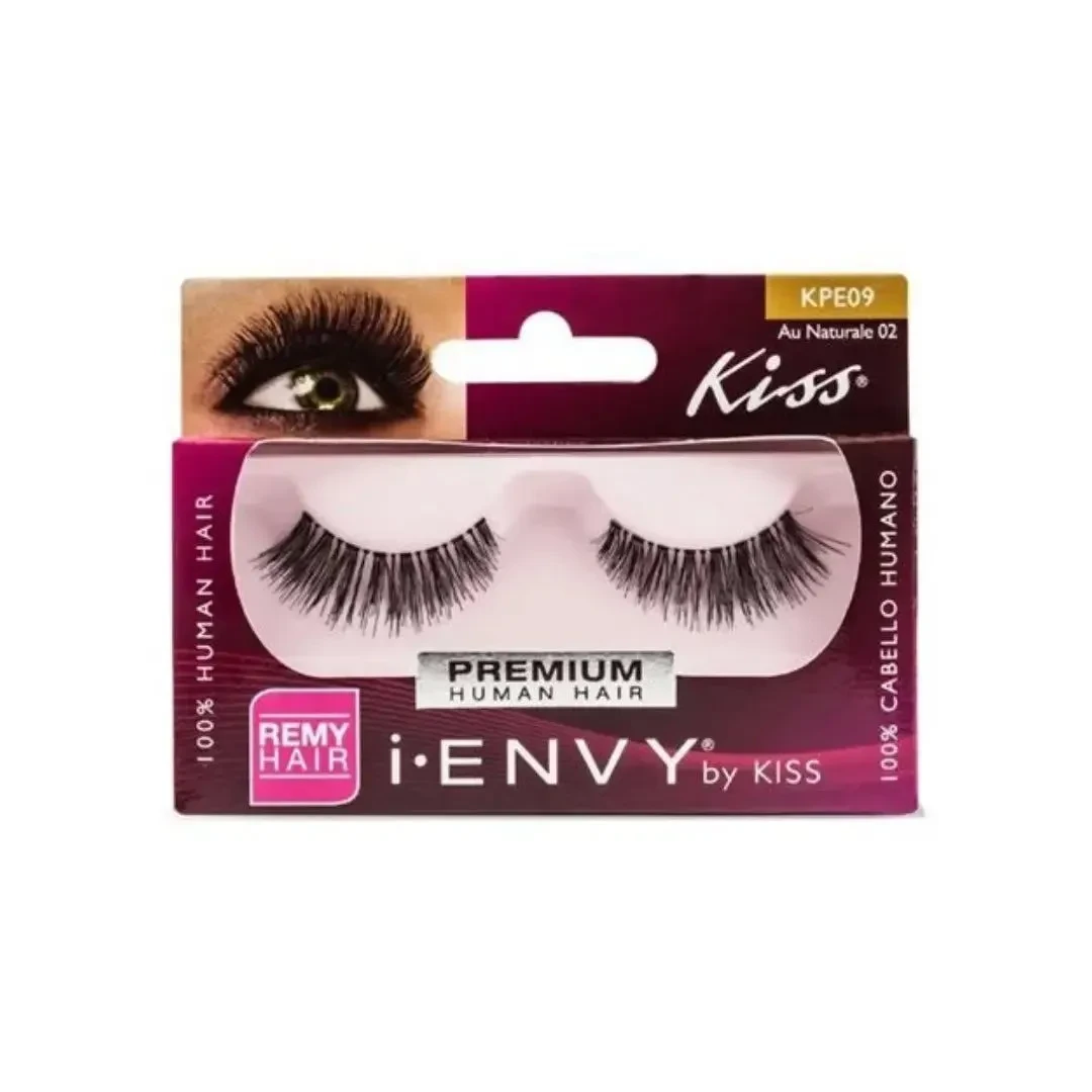 Kiss i ENVY 100% Human Eyelash Full Strip Au Naturale 02, KPE09