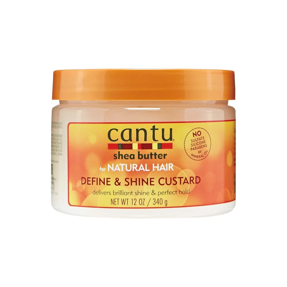 Cantu Shea Butter Natural Hair Define & Shine Custard 12 oz