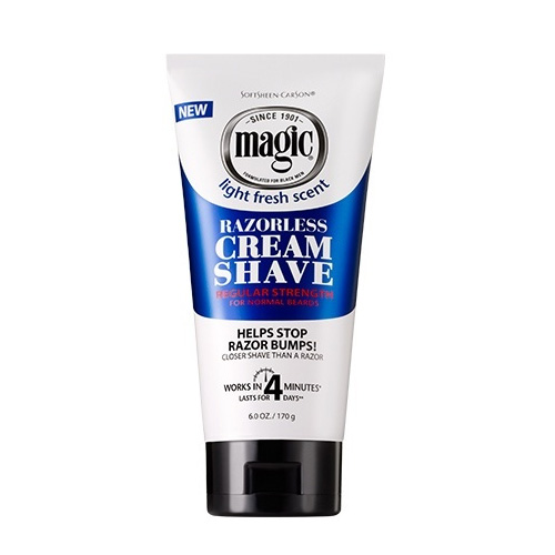 Magic Razorless Cream Shave Regular Strength 6 oz