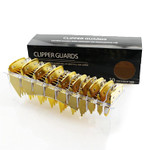 Professional Hair Clipper 10 Pcs Gold Cutting Guides - Fits all Wahl Clippers