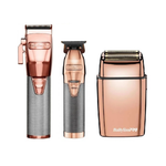 BaByliss Pro Rose Gold FX Combo - FX Clipper, FX Trimmer, FX Shaver 