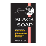 Black and White Botanical Face & Black Soap 6.1 oz