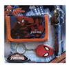 Spiderman Tri Fold Wallet, Ballpoint Pen and Key Ring Set