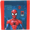 Spiderman Blue and Red Canvas Tri Fold Wallet