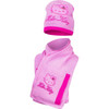 Hello Kitty Girls Knitted Beanie and Scarf with Pockets