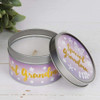Neon Pop Scented Candles in a Tin, Sister, Daughter and Grandmother
