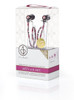 Chic Buds Flora In Ear Headphones with Microphone Tangle Free Cable