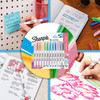 Sharpie S.Note 12 Pack of Creative Marker Pens Assorted Pastel Colours