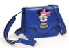 Disney Minnie Mouse Blue Shiny Patent Mini Shoulder Bag
