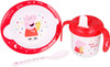 Peppa Pig 'My First Dinner Set' Bowl, Spoon and Baby Cup