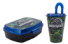 Jurassic World Dinosaur Small Sandwich Lunch Box and Cup with Straw
