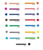 10 Pack of Artline Stix Colouring Markers 15 Colours to Choose From