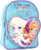 Disney Frozen Small Light Canvas Backpack with Heart Shaped Panel