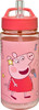 Peppa Pig  Drinks Bottle with Flip Up Dispenser Pink