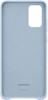 Original Samsung Galaxy S20 Ultra Case Leather Back Cover Sky Blue