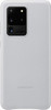 Original Samsung Galaxy S20 Ultra Case Leather Back Cover Light Grey