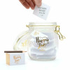 Wellness Glass Happy Jar with Notelets and Pencil