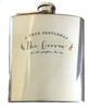 The Wedding Season WG879 Hip Flask Gold Colour 'The Groom' in Gift Box