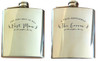 The Wedding Season Twin Pack Hip Flask Groom and Best Man