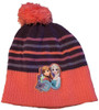 Disney Frozen Anna and Elsa Knitted Acrylic Bobble Hat