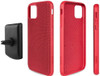 Evutec iPhone 11 PRO MAX 6.5" Ballistic Nylon Red Heavy Duty Case with AFIX