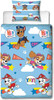 Paw Patrol Reversible UK Single (U.S Twin) Duvet Cover and Pillowcase Set Blue