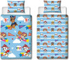 Paw Patrol Reversible UK Single (U.S Twin) Duvet Cover and Pillowcase Set Blue
