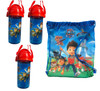Paw Patrol Bottle and Bag Set with 3 Sip n Snack Bottles and Drawstring Bag