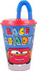 Disney Cars Large Plastic Tumbler with Lid and Bendy Straw (430ml) 15fl oz