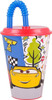 Disney Cars Large Plastic Tumbler with Lid and Bendy Straw (430ml) 15fl oz