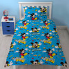 Mickey Mouse Reversible Single Duvet Cover with Pillow Case