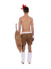 Mens Adult Zulu African Warrior Fancy Dress Costume