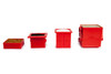 Robo Cup Red Set of 4 Measuring Cups for Cooking and Baking