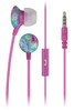 Trendz Flowers Patterned Design In Ear Headphones with In Line Microphone