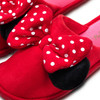 Minnie Mouse Red Ladies Slippers with Bows Size 6 UK (39 EU, 8.5 U.S)