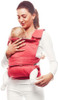 Wallaboo Baby Carrier Red 2 Front Carry Positions From New Born