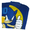 Sonic the Hedgehog Blue Fleece Blanket 140cm (55") X 100cm (39.5")