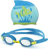 HEAD Meteor Set Swimming Silicone Goggles and Cap