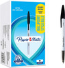 Paper Mate 045 Ball Point Pens 1.0mm Capped 50 Pack Black