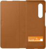 Samsung Galaxy Z Fold 3 Leather Flip Cover Official Samsung Case Brown