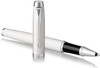 Parker IM Rollerball Pen, Gloss White with Fine Point Black Ink