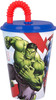 Avengers Large Plastic Tumbler with Lid and Bendy Straw (430ml) 15fl oz