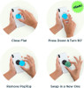PopSockets Phone Grip with Expanding Kickstand Chrome Mermaid White