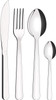 12 X Tramontina Stainless Steel 24 Piece Cutlery Sets, Knife Fork and Tea Spoon