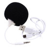 12 X Vibe Pom Pom Rechargeable Speakers for iPhone and Smartphone Black