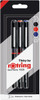 rOtring Tikky Rollerpoint Pens, Fine Point, Red, Blue and Black Ink Pack of 3