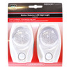 Masterplug Twin Pack of Motion Detector Multi Function Night Lights