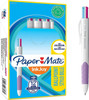Paper Mate Inkjoy Quatro 1.0mm Ballpoint Pen 4 Fun Colours (12 Pack)