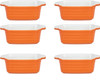 Berndes Mini Stoneware Roasting Dishes Orange and White